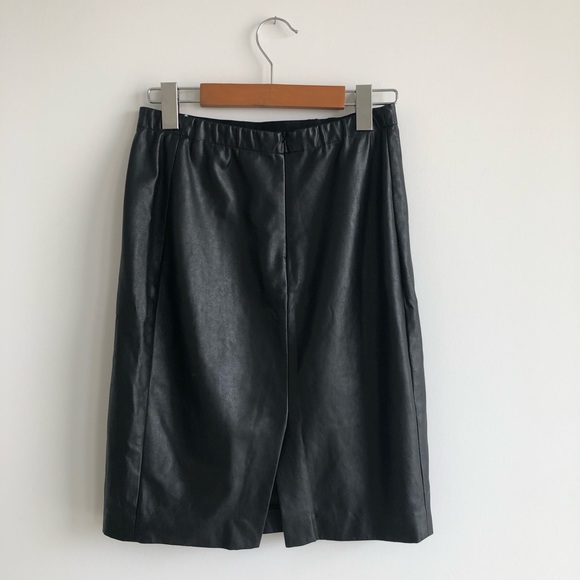 Aritzia Babaton Leather Skirt - Picture 2 of 4